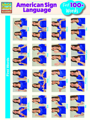 cover image of American Sign Language--First 100+ Words